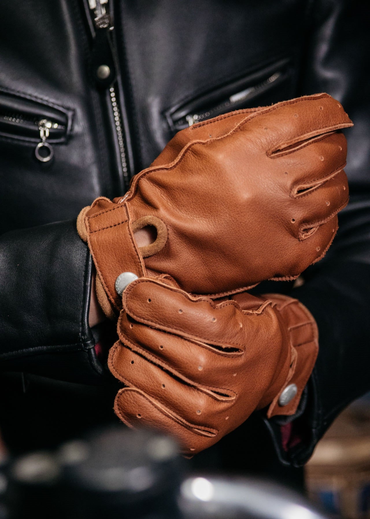 FLINT Summer Gloves - Brown