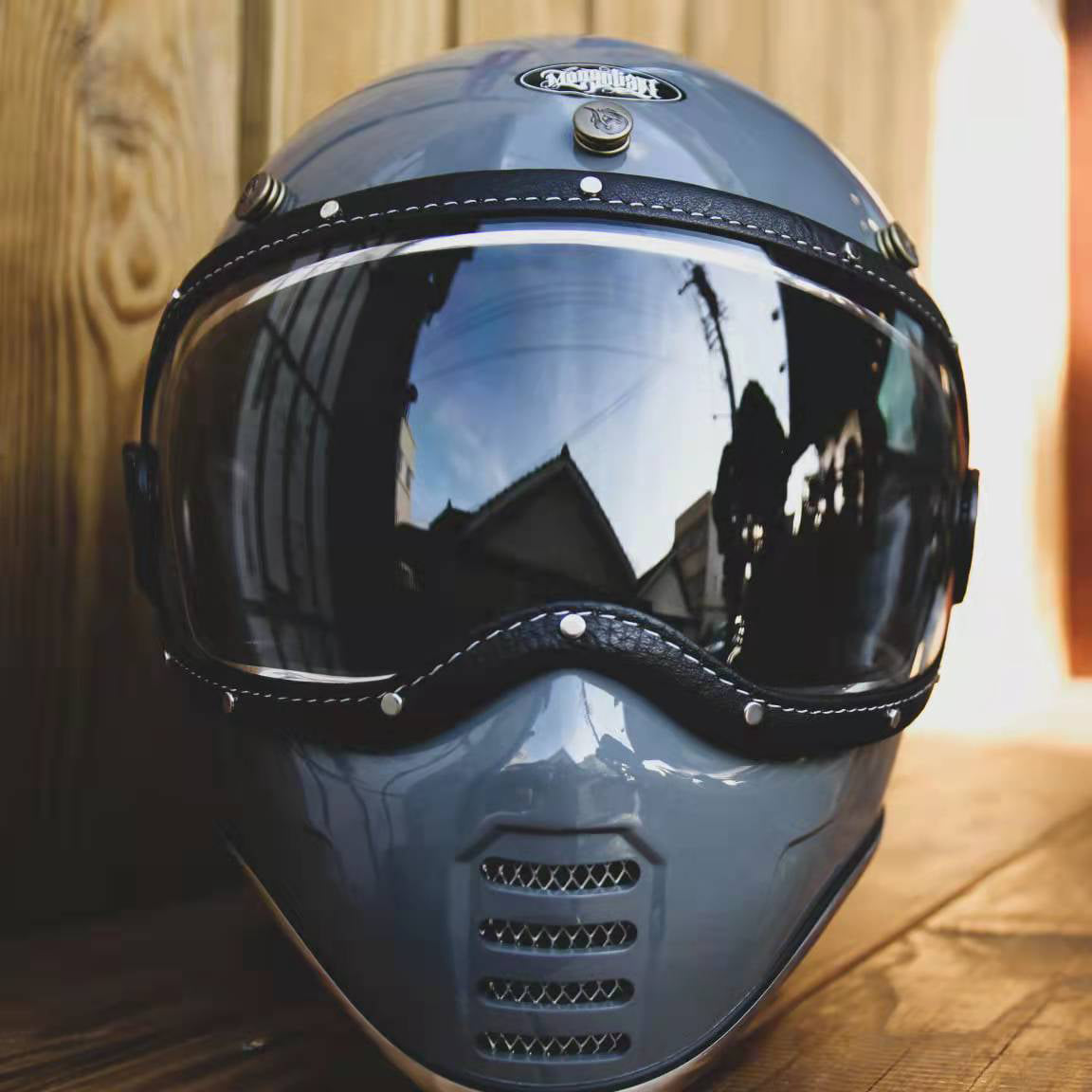 KNIGHT NS MONGOLIAN Helmet - Gloss Basalt Grey