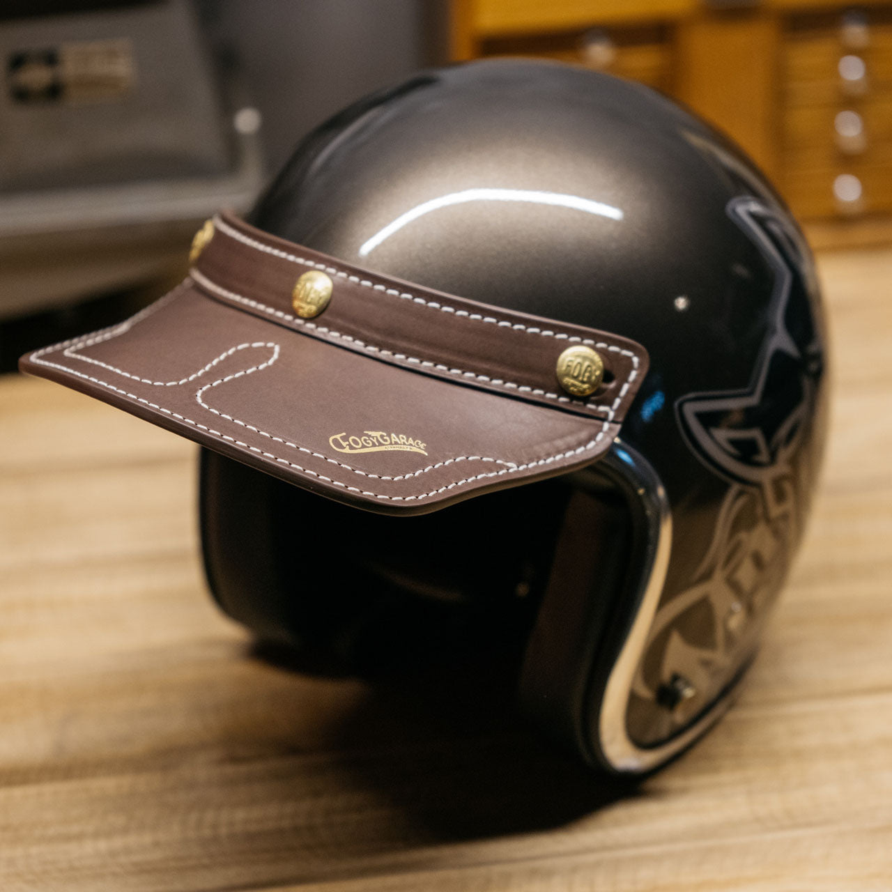 SEWING Leather Peak - Brown