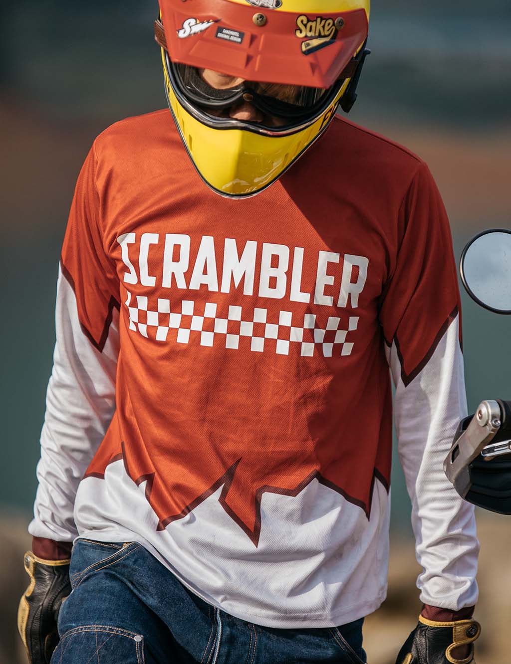 FLAME Jersey - Red/White