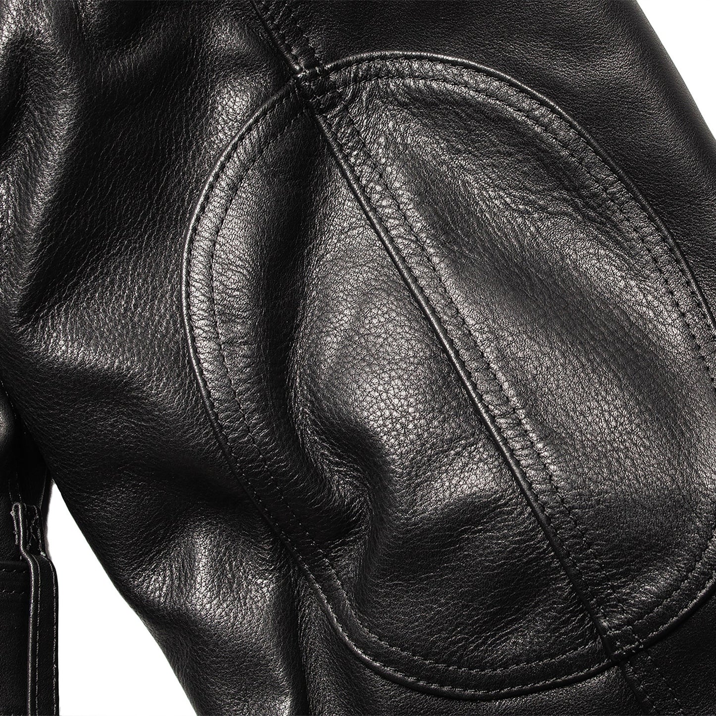 4 Pocket Leather Jacket - Black - Fogy Garage