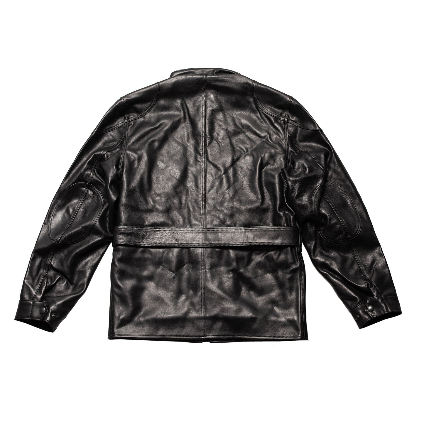 4 Pocket Leather Jacket - Black - Fogy Garage