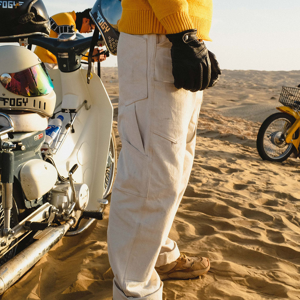 DUST Jeans Trousers - White