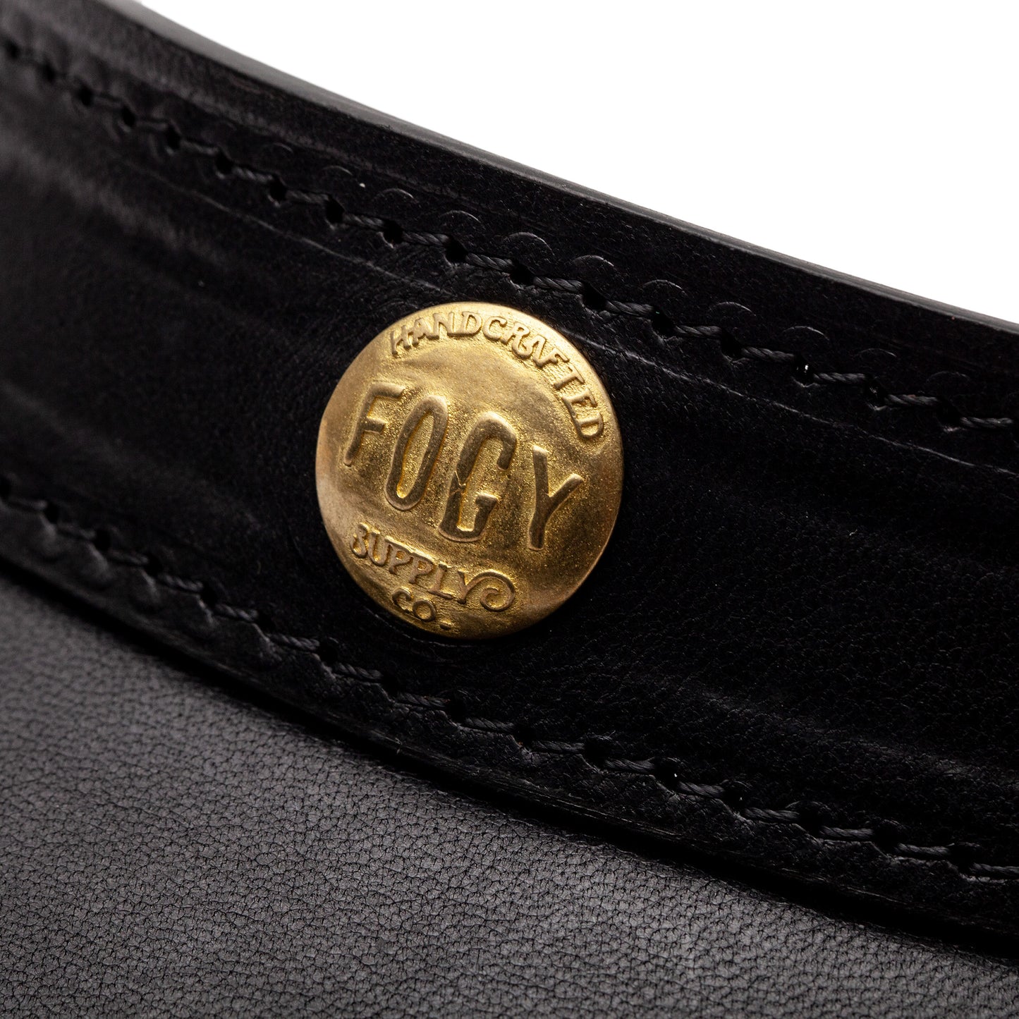 SEWING Leather Peak - Black