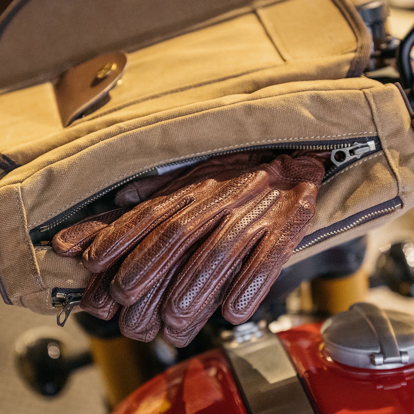COMPASS Handlebar Bag - Desert - Fogy Garage