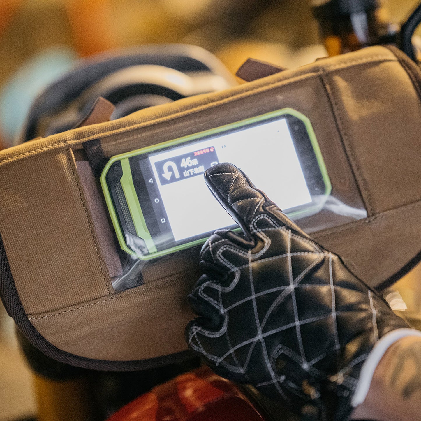 COMPASS Handlebar Bag - Desert - Fogy Garage