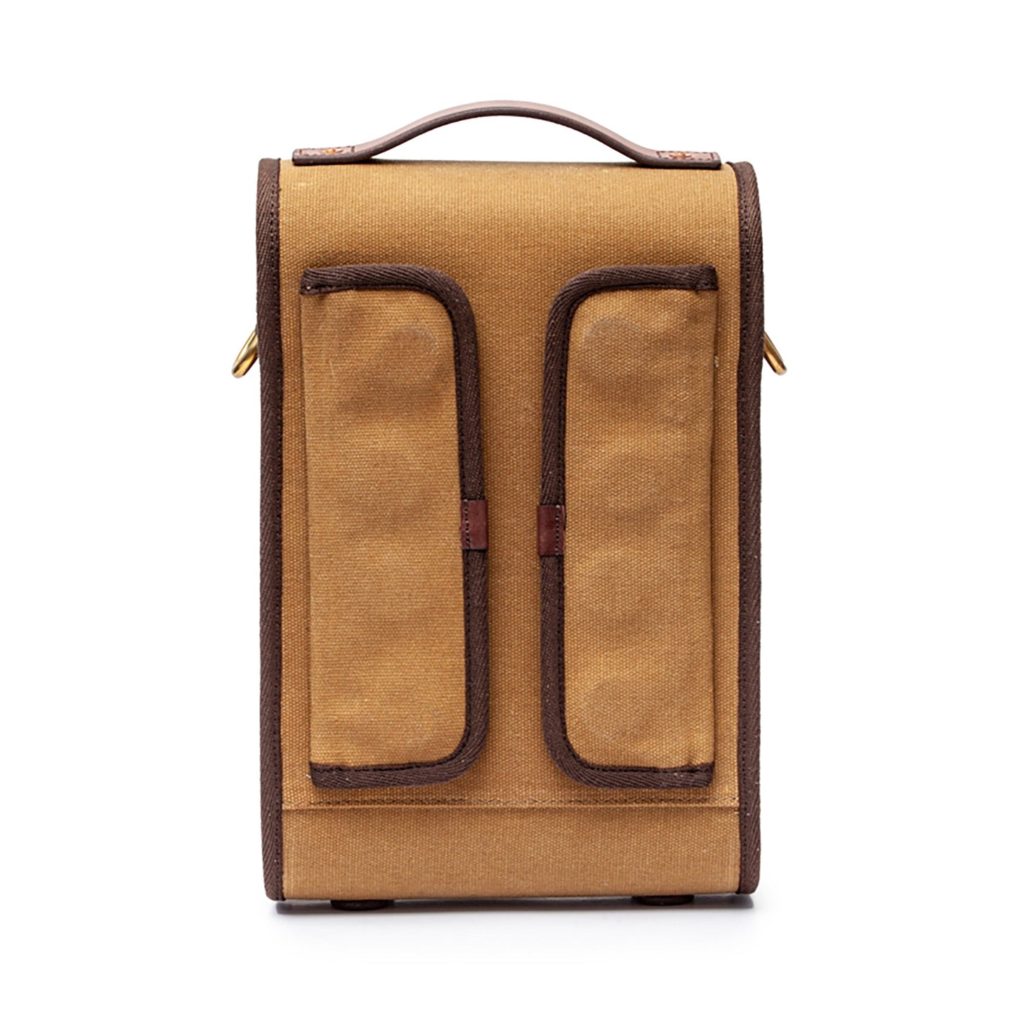 COMPASS Magnetic Tank Bag - Brown - Fogy Garage