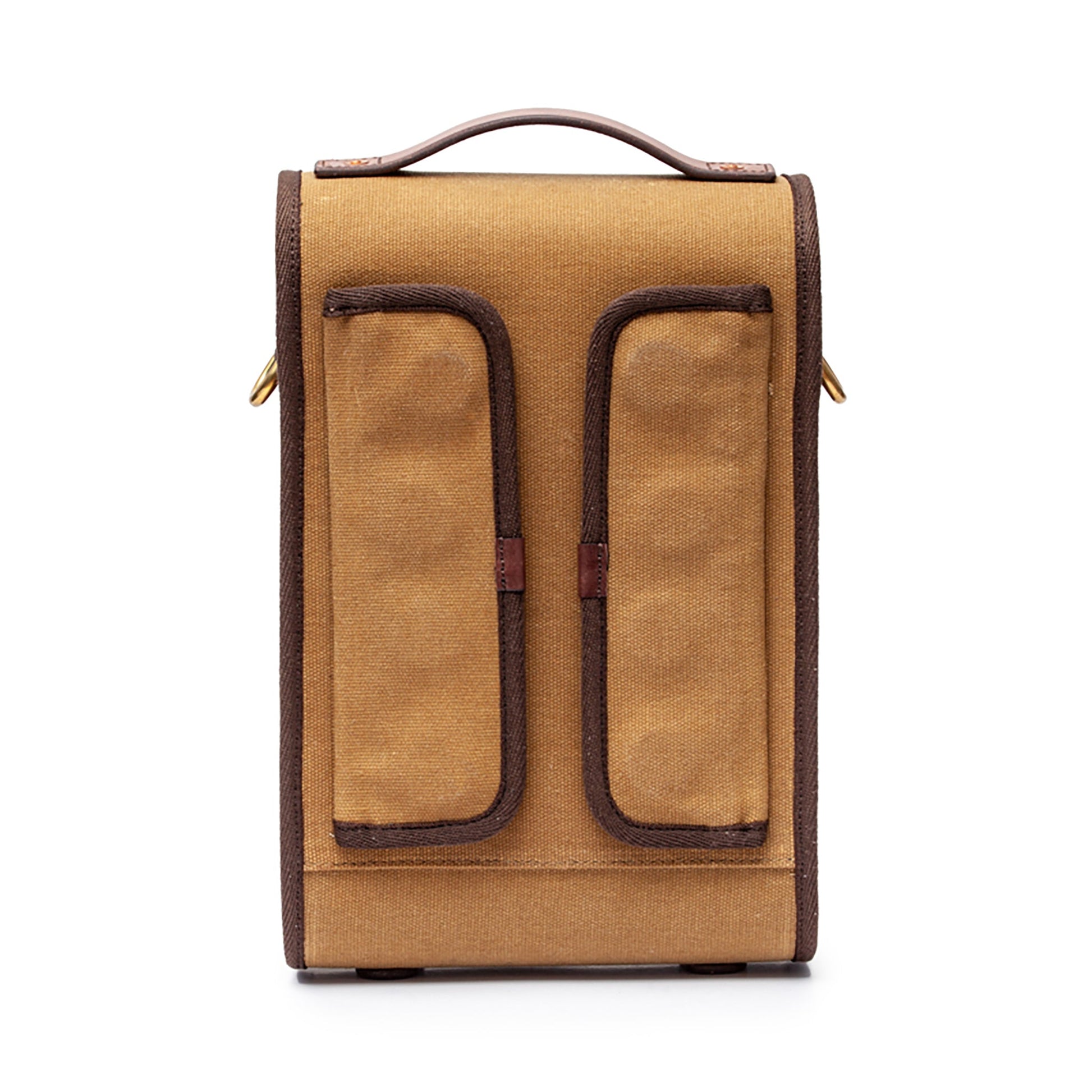 COMPASS Magnetic Tank Bag - Brown - Fogy Garage