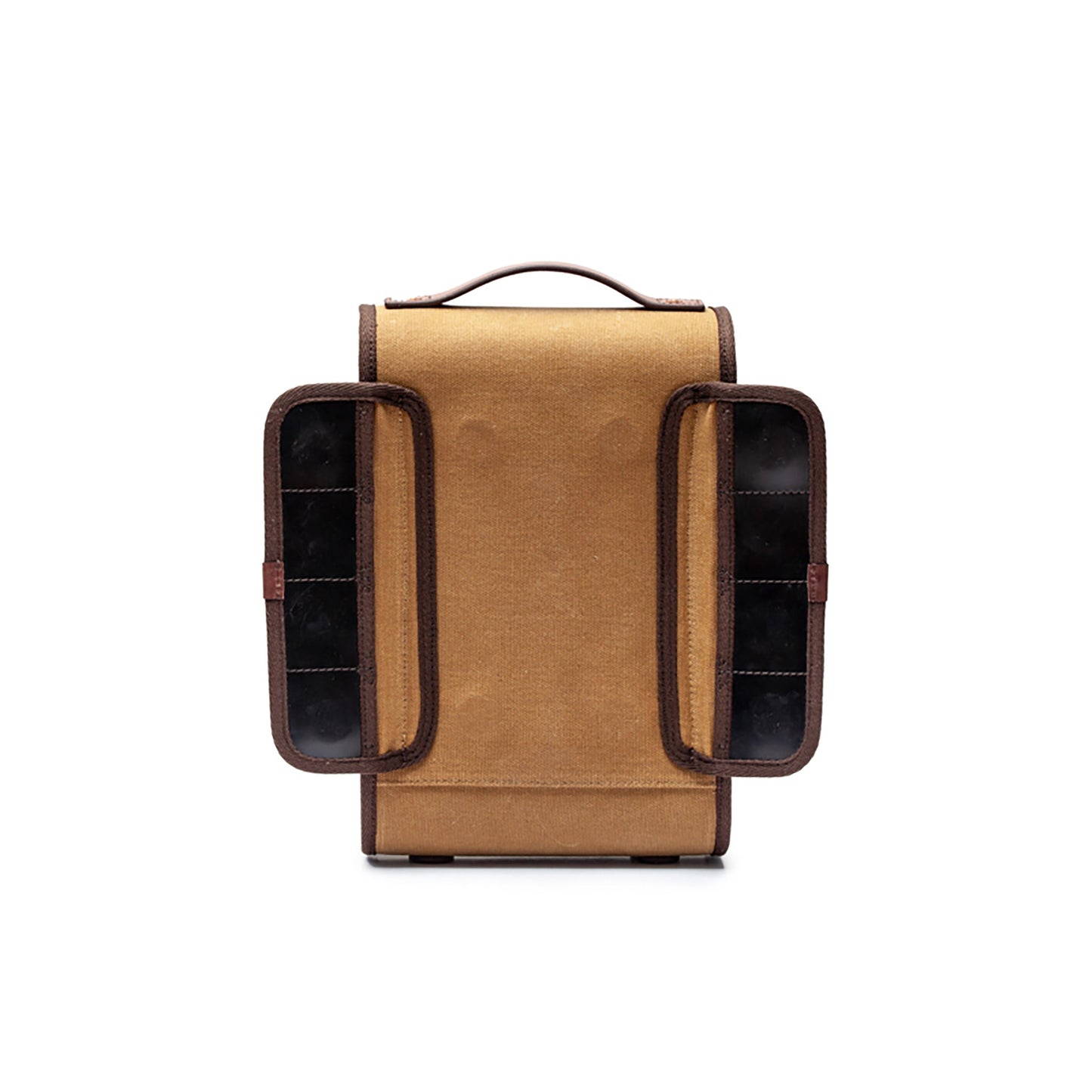 COMPASS Magnetic Tank Bag - Brown - Fogy Garage