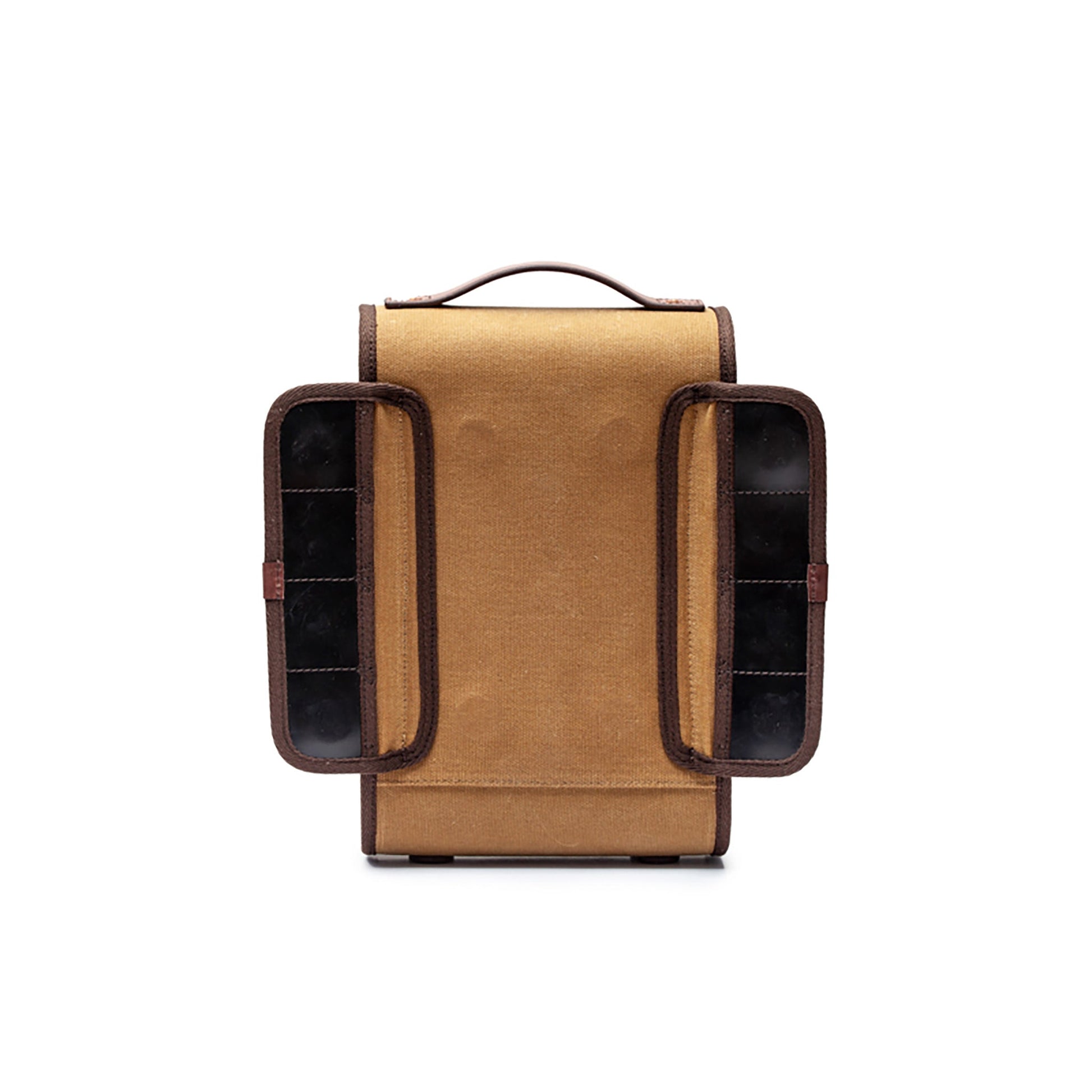 COMPASS Magnetic Tank Bag - Brown - Fogy Garage