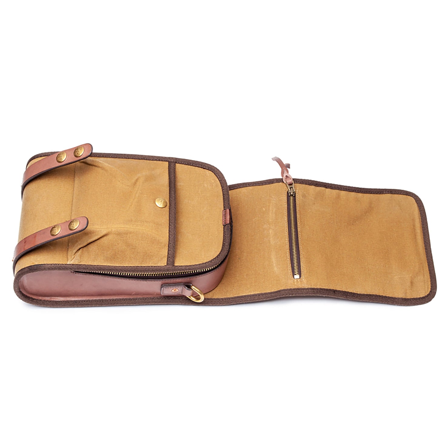 COMPASS Magnetic Tank Bag - Brown - Fogy Garage