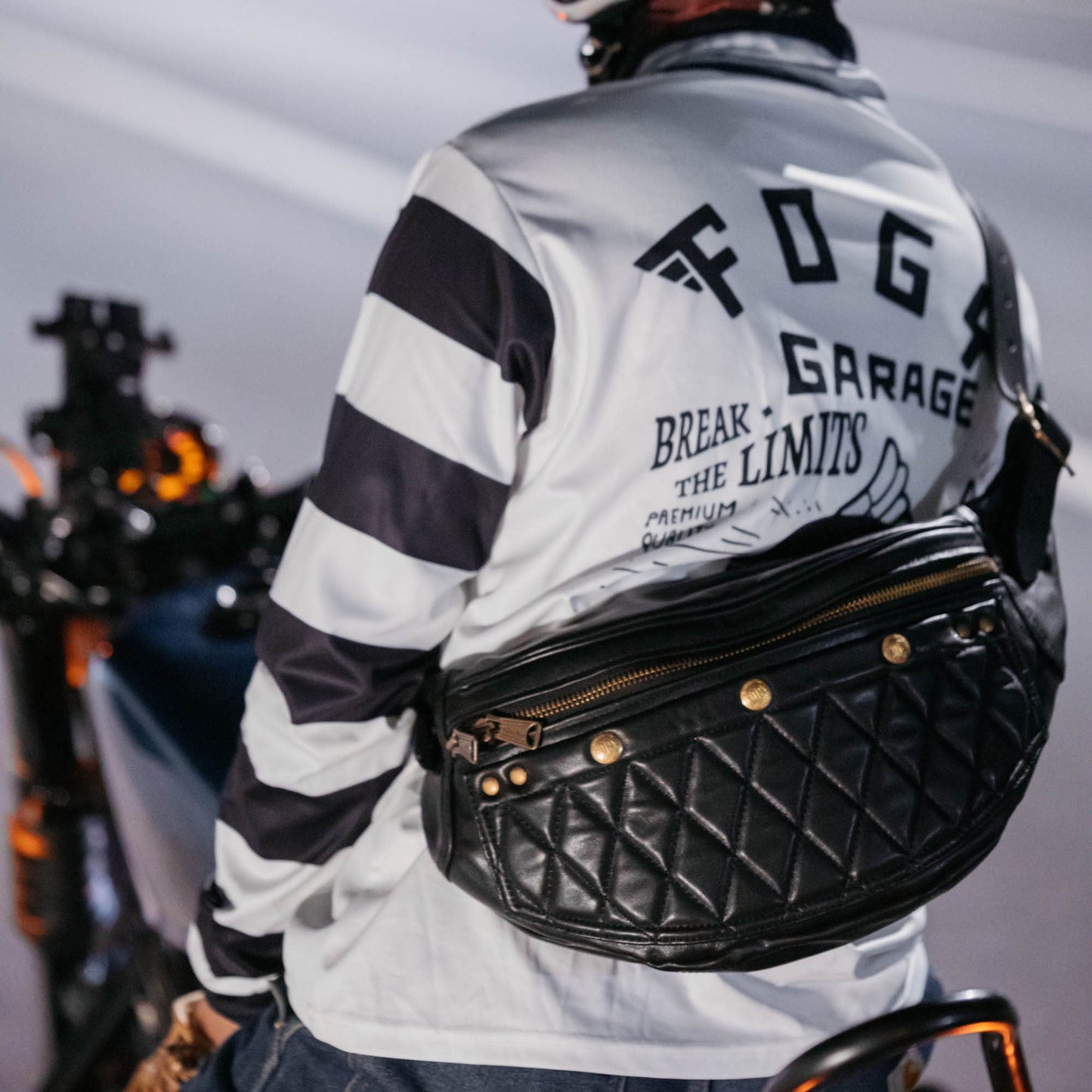Diamond Quilted Fanny Pack / Crossbody Bag - Fogy Garage