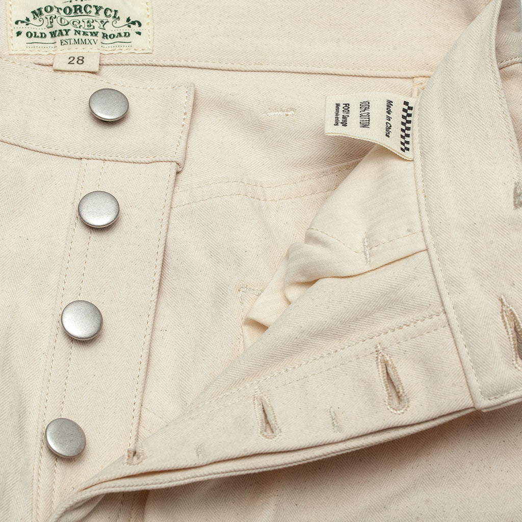 DUST Jeans Trousers - White