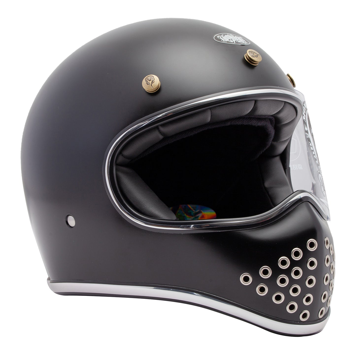GANGSTER NS MONGOLIAN Helmet - Frost Black