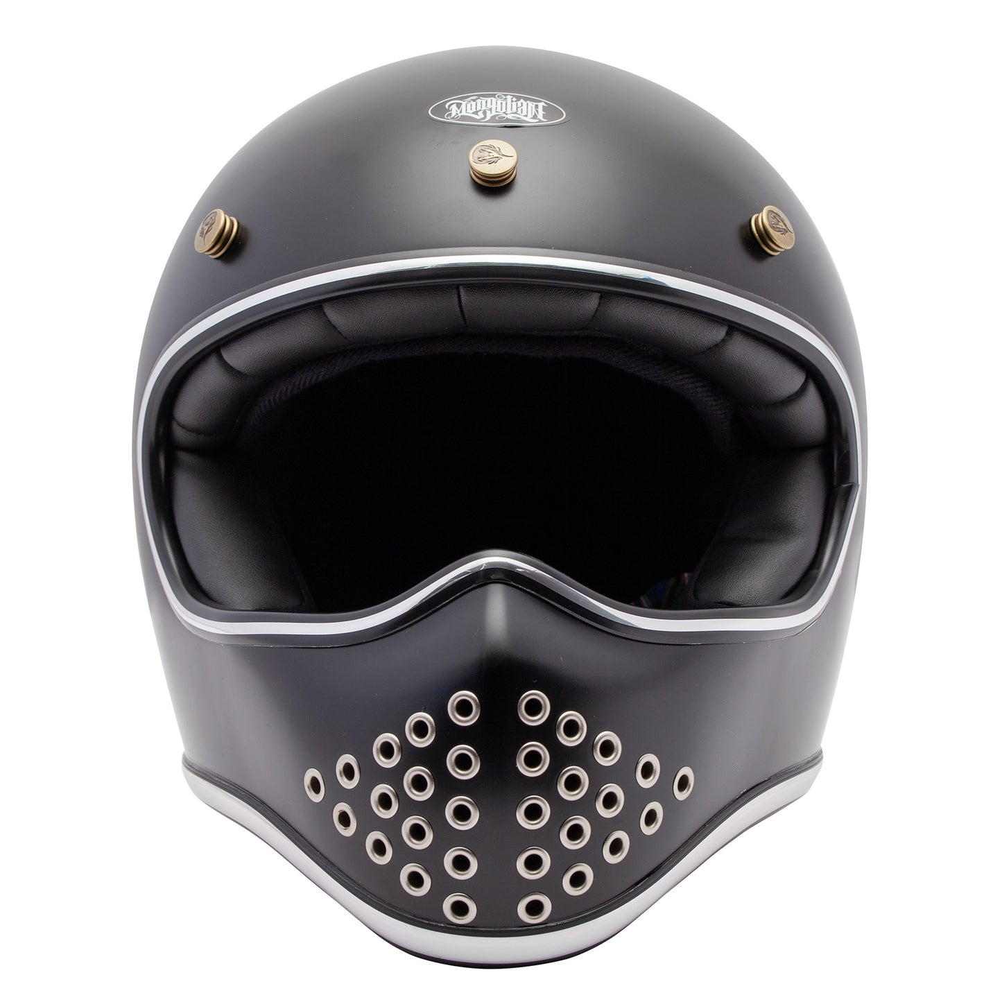 GANGSTER NS MONGOLIAN Helmet - Frost Black