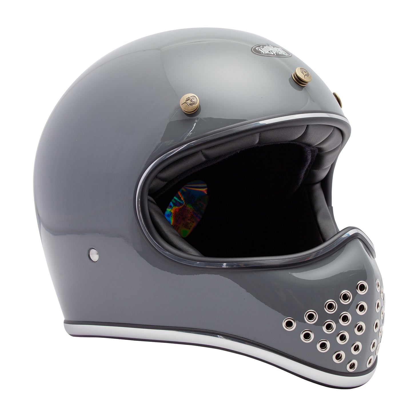 GANGSTER NS MONGOLIAN Helmet - Gloss Basalt Grey