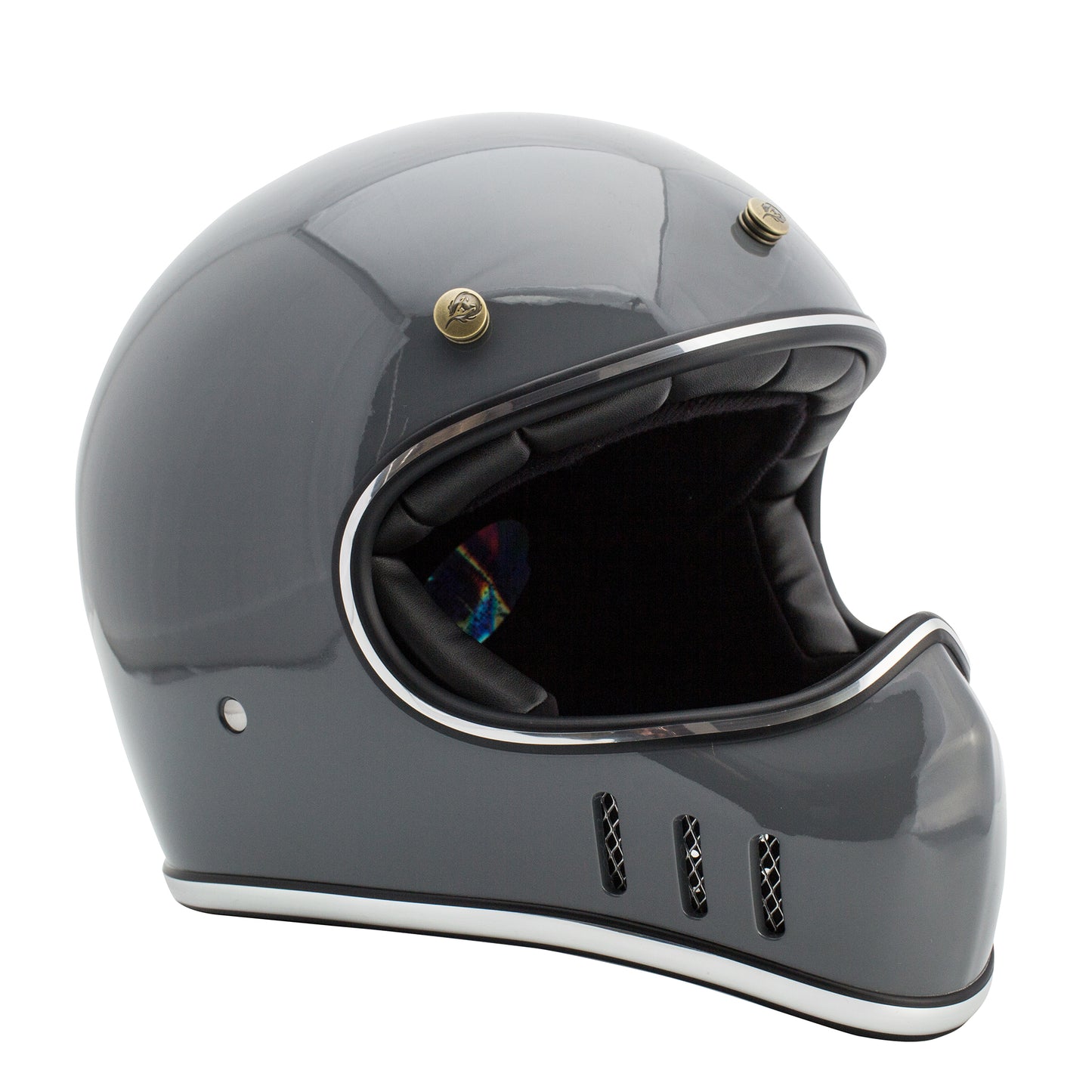 KHAN NS MONGOLIAN Helmet - Gloss Basalt Grey