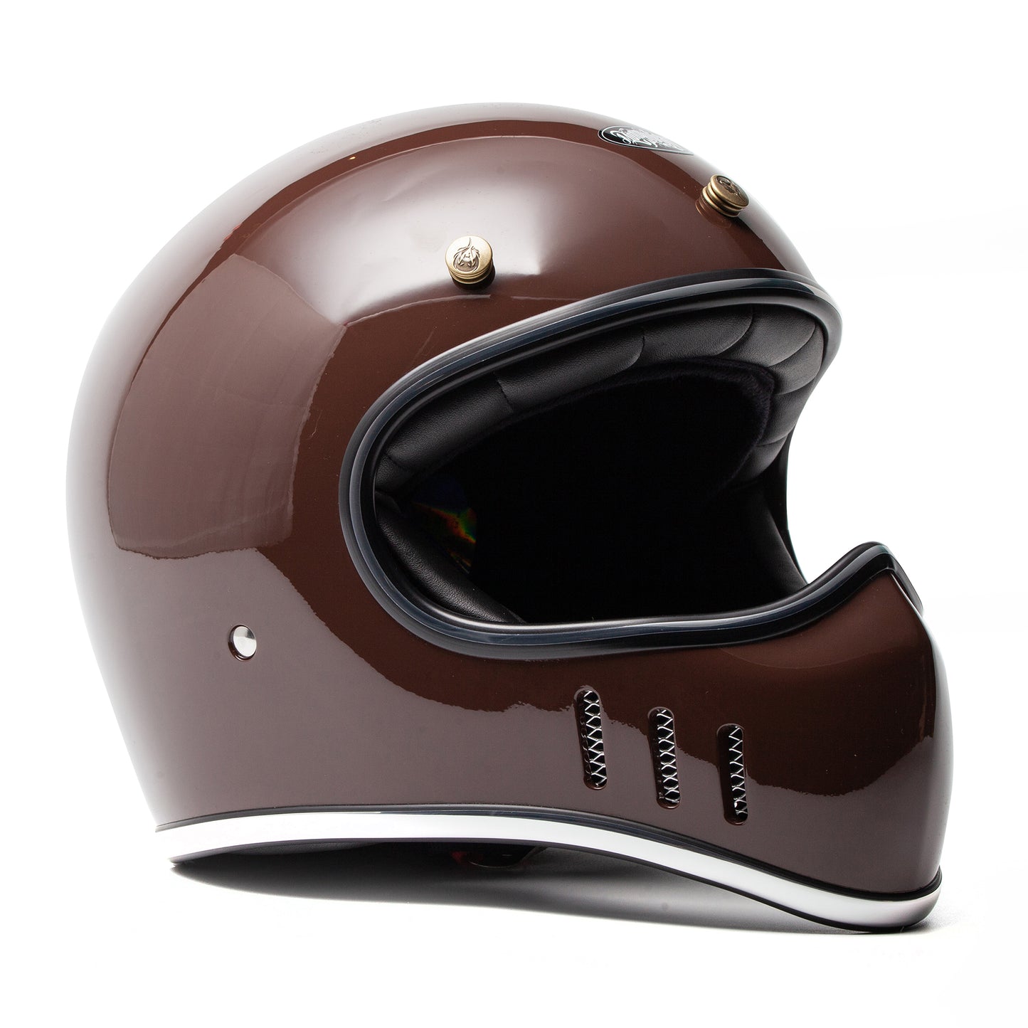 KHAN NS MONGOLIAN Helmet - Gloss Brown