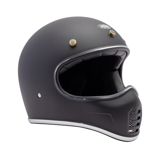 KNIGHT NS MONGOLIAN Helmet - Matt Black