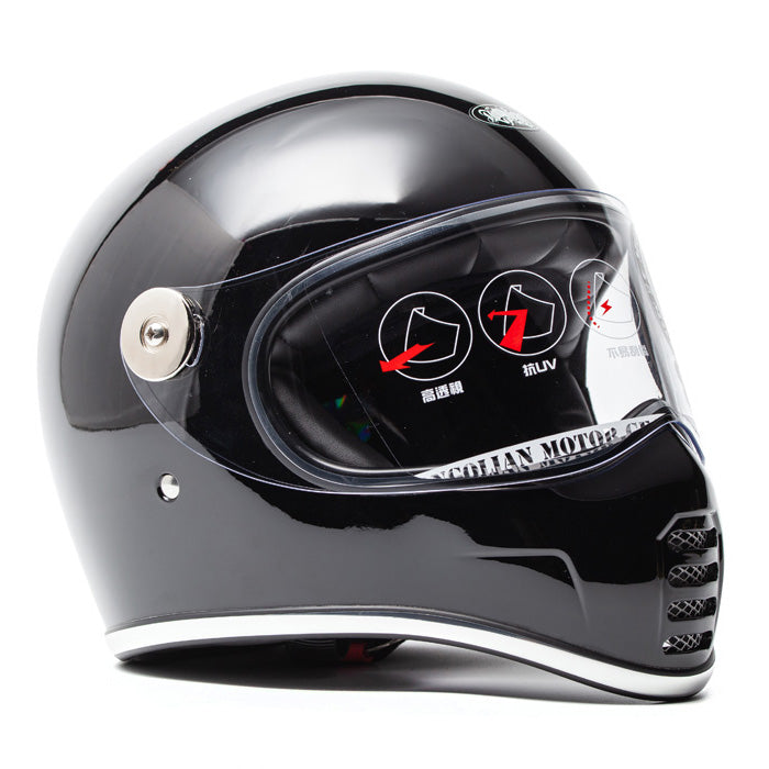 KNIGHT S MONGOLIAN Helmet - Gloss Black
