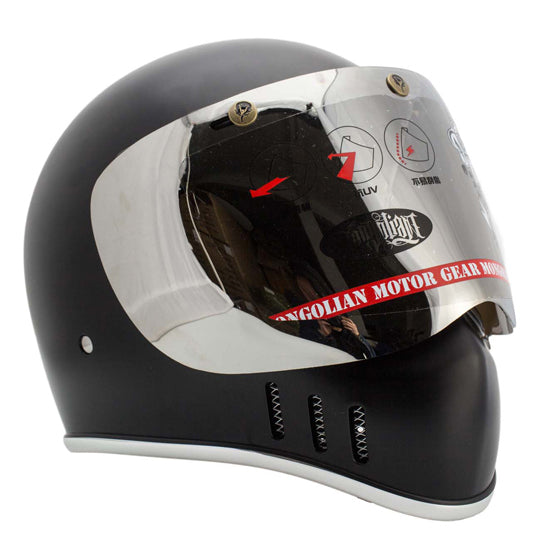 KX100 Flip Visor - Mirror/Smoke