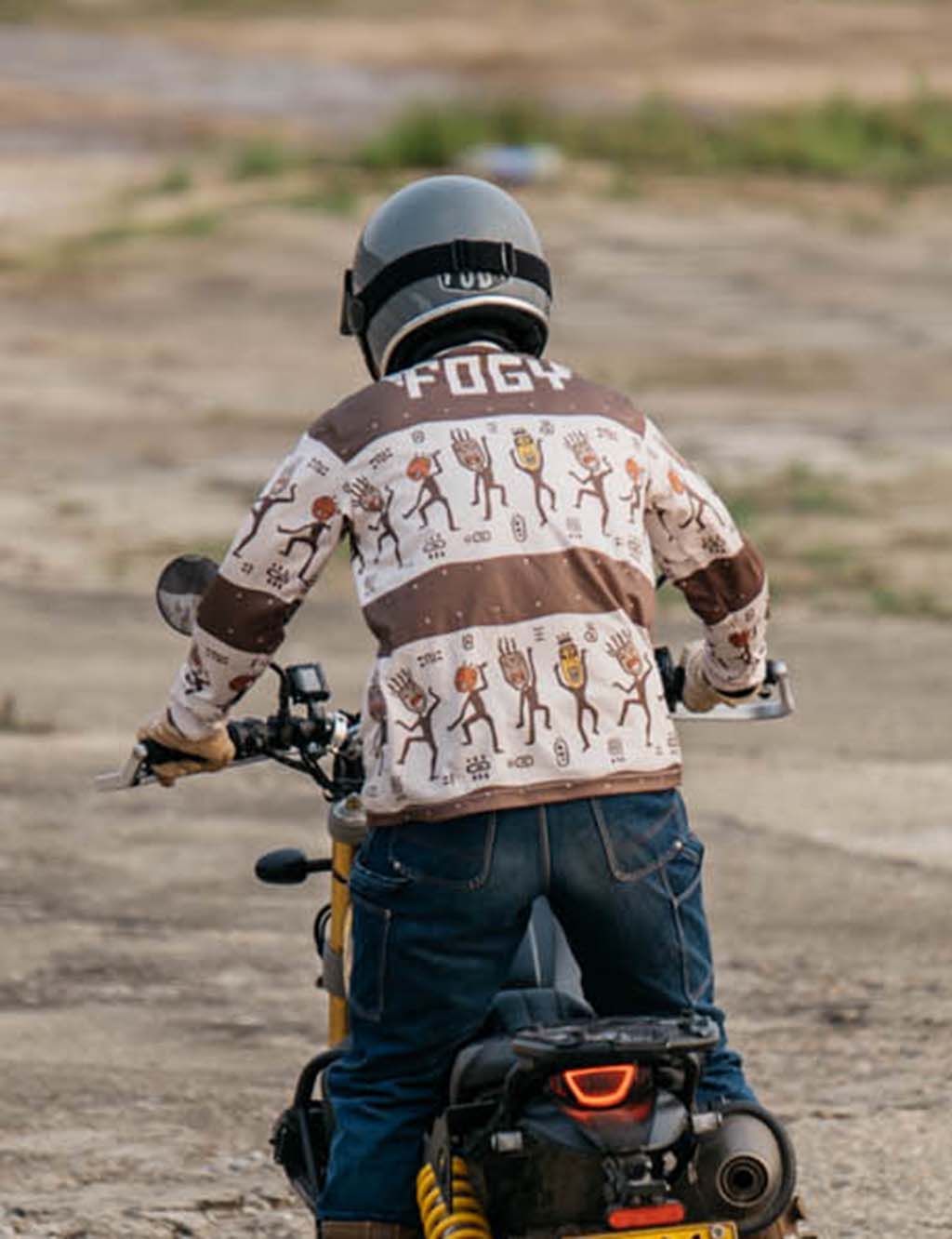 SAHARA COOLMAX Jersey - Brown/White