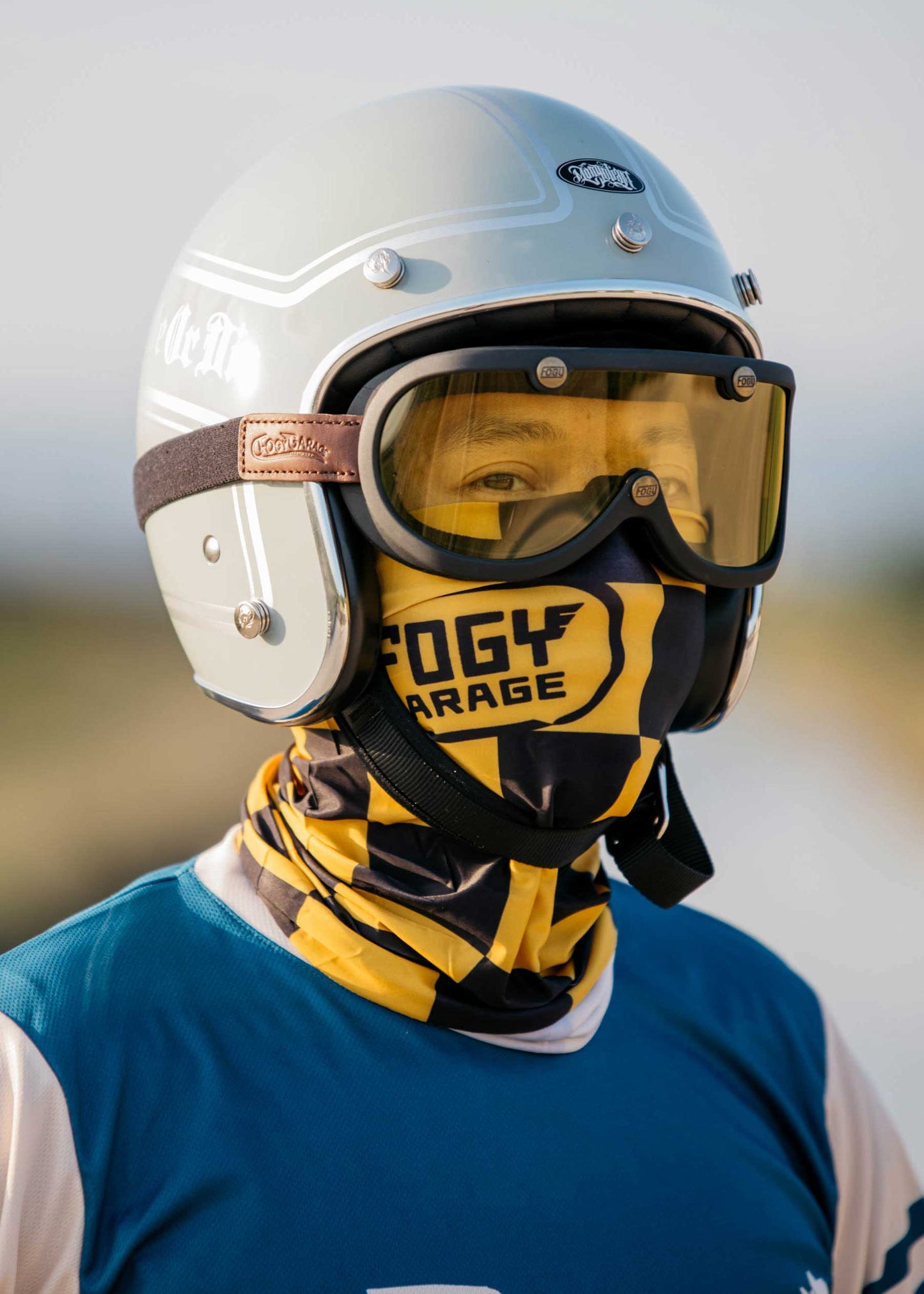 CHEQUE Neck Tube - Yellow/Black