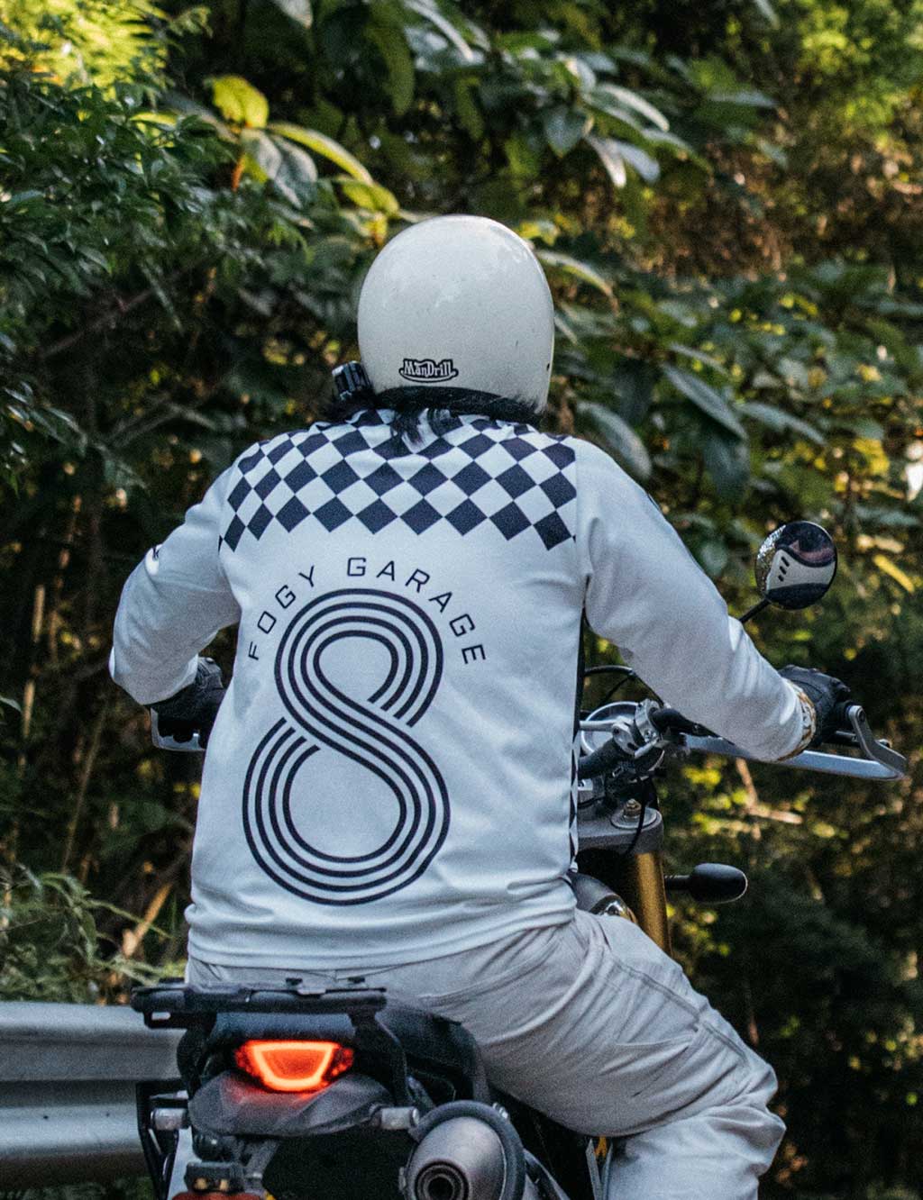 TRACKER COOLMAX Jersey - Black/White