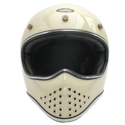 GANGSTER NS MONGOLIAN Helmet - Vintage White