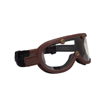 70s Goggles - Brown - Fogy Garage