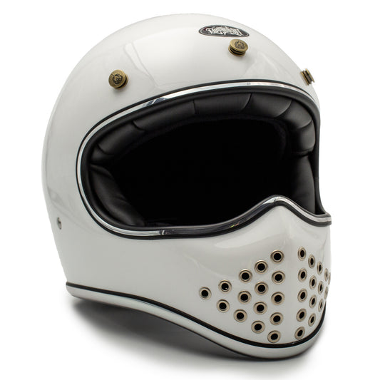 GANGSTER NS MONGOLIAN Helmet - Vintage White