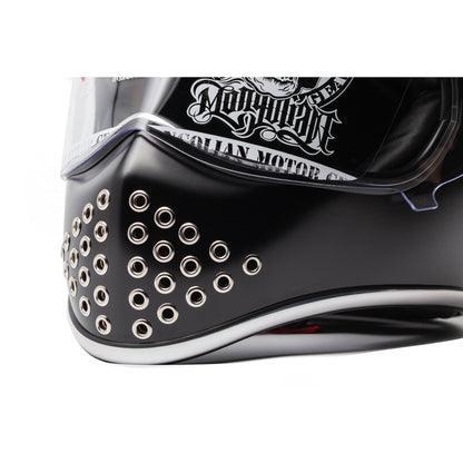 GANGSTER S MONGOLIAN Helmet - Frost Black