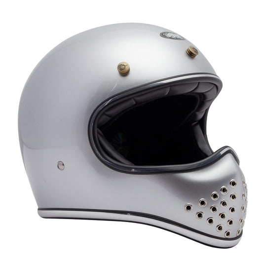 GANGSTER NS MONGOLIAN Helmet - Gloss Silver