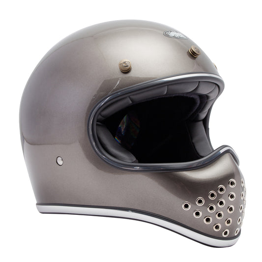 GANGSTER NS MONGOLIAN Helmet - Metallic Grey