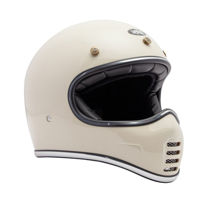 KNIGHT NS MONGOLIAN Helmet - Vintage White